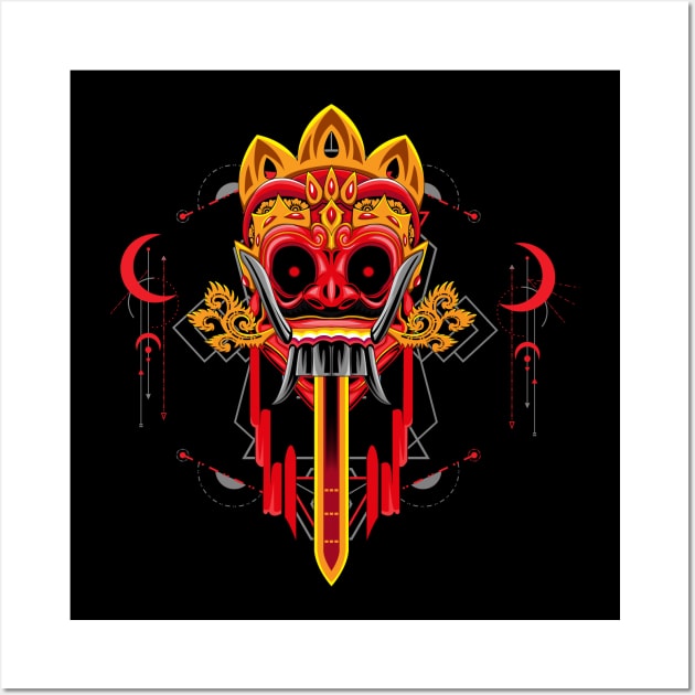 red barong bali Wall Art by SHINIGAMII